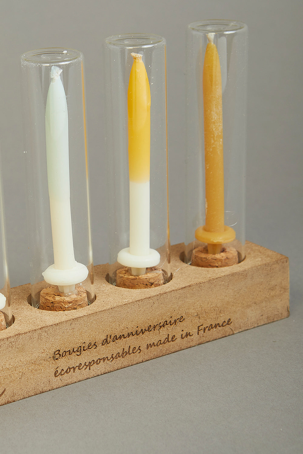 Notre gamme de bougies d'anniversaire naturelle