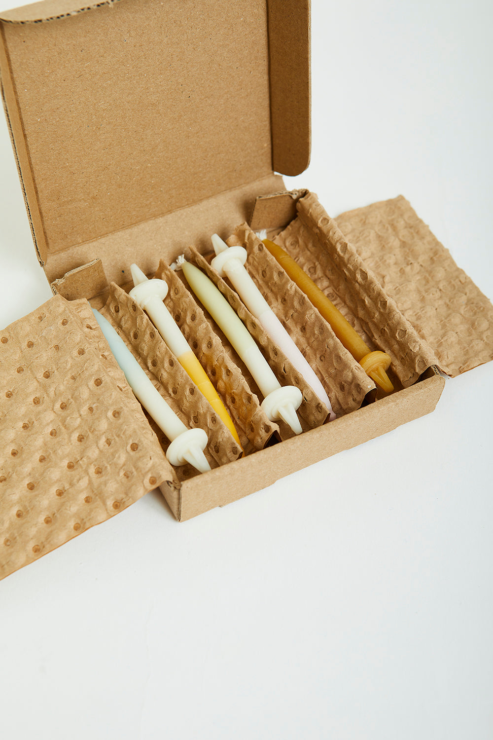 Pack de bougies d'anniversaire naturelles