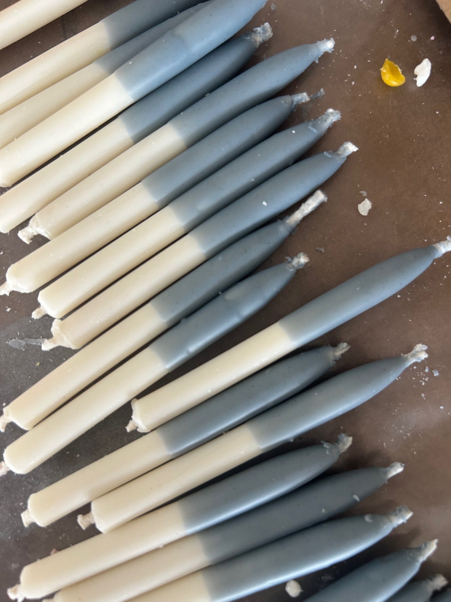 Bougies d'anniversaire éco-responsables - bleu